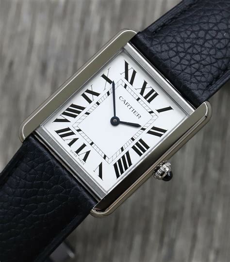 cartier tank solo date|cartier tank solo large men's.